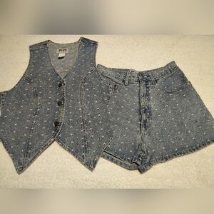 Breaker Jeans Short Set